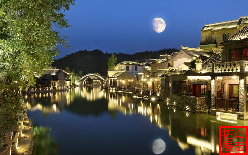 古北水鎮(zhèn)團建拓展活動方案欣賞古北水鎮(zhèn)夜景